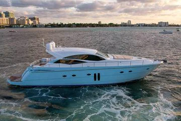 68ft Pershing Sky dusk lighting